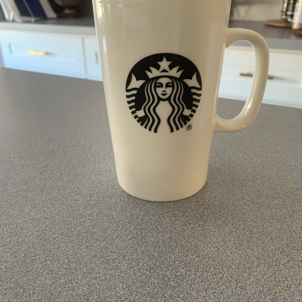 Starbucks White Ceramic Coffee Mug